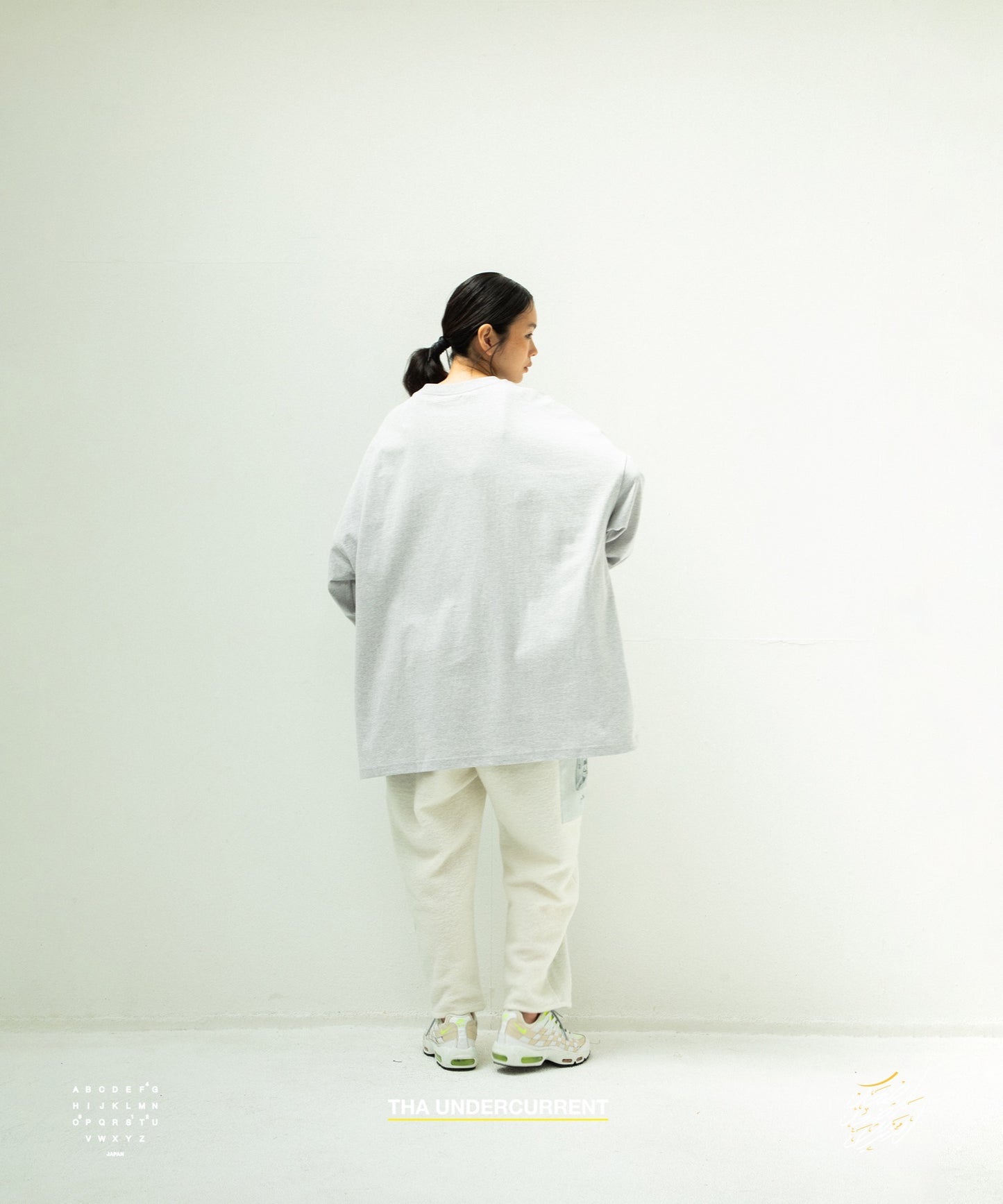 STOF / 先行予約 ECONOMY EMBROI L/S T-SHIRT - OATMEAL