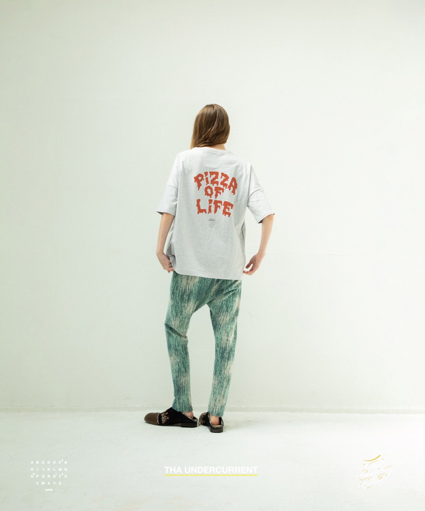 STOF / 先行予約 PIZZA OF LIFE T-SHIRT - OATMEAL