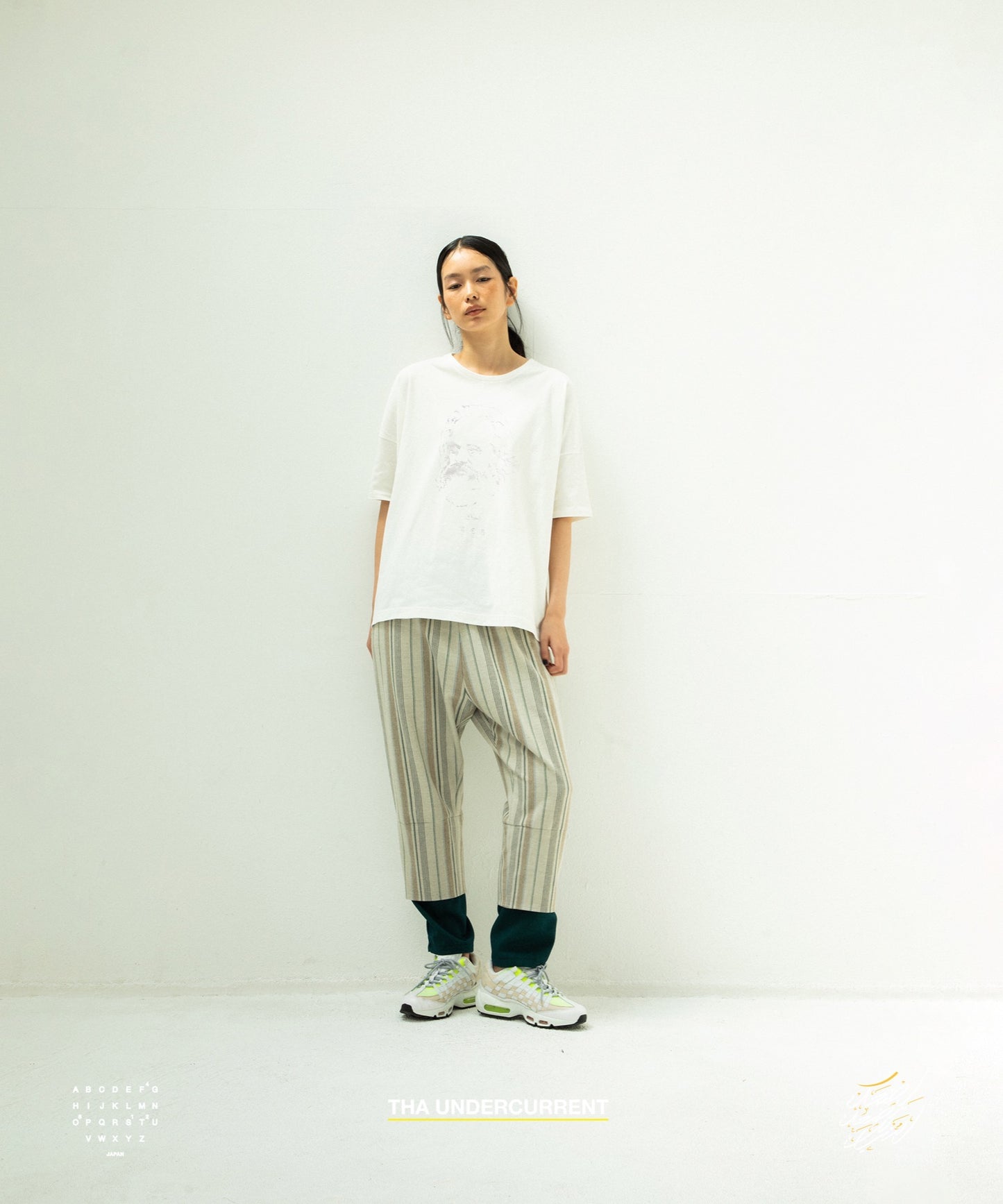 STOF / 先行予約 ECONOMY EMBROI T-SHIRT - WHITE