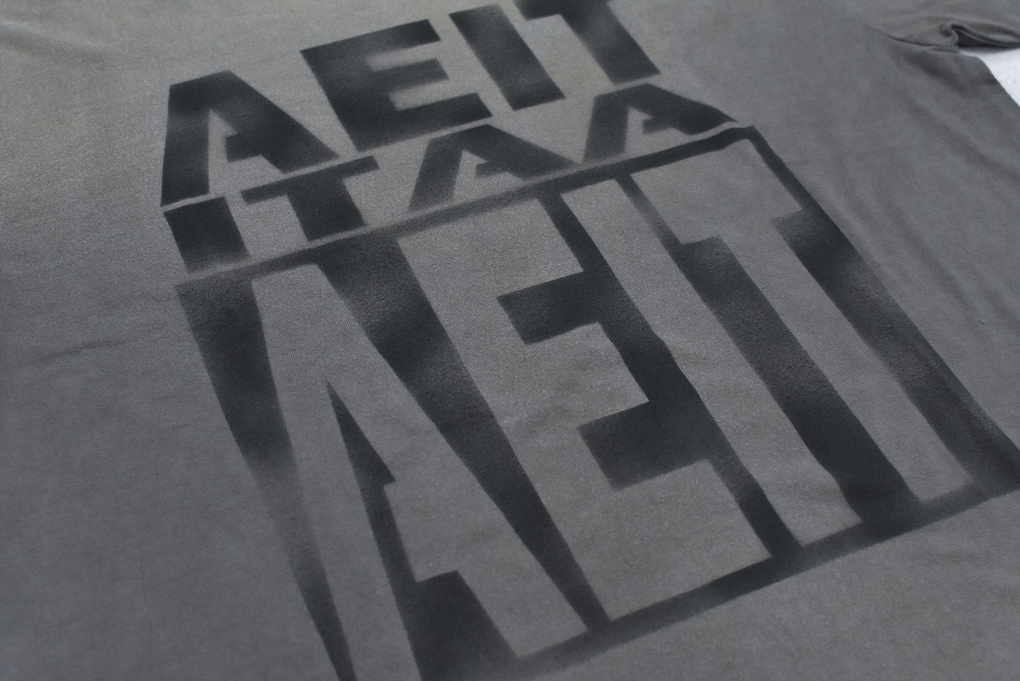 THE JEAN PIERRE / Pigmentdye AEIT Tee - DARK CHOCO