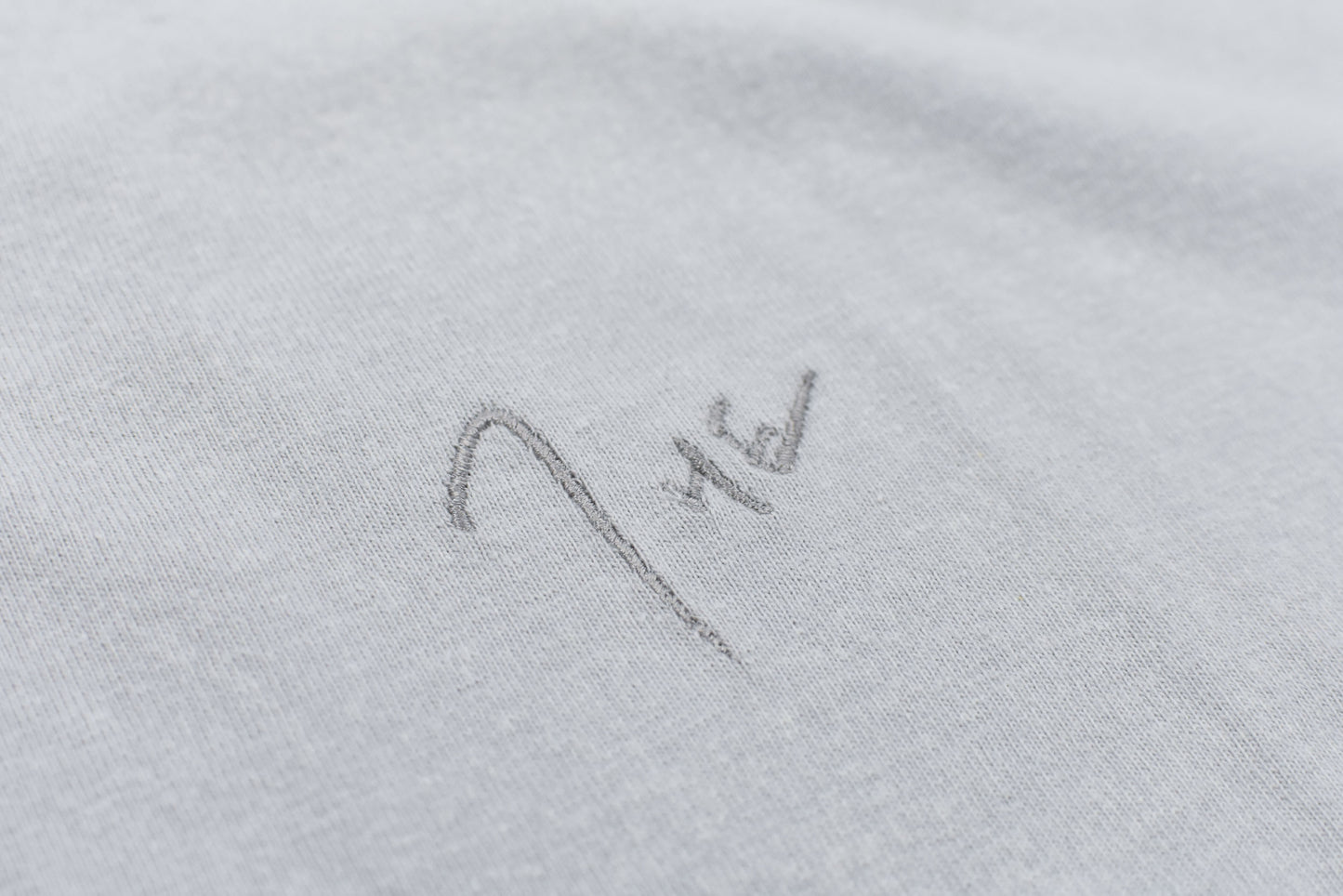 THE JEAN PIERRE / Signature Pigment dye Grunge Destroy SS TEE - INK WHITE