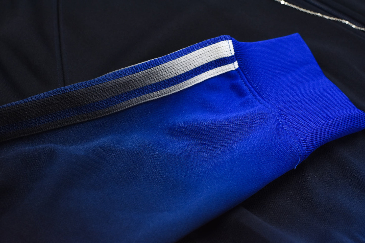 BODYSONG. / GRADIENT DYED TRACK JACKET 03 - BLUE