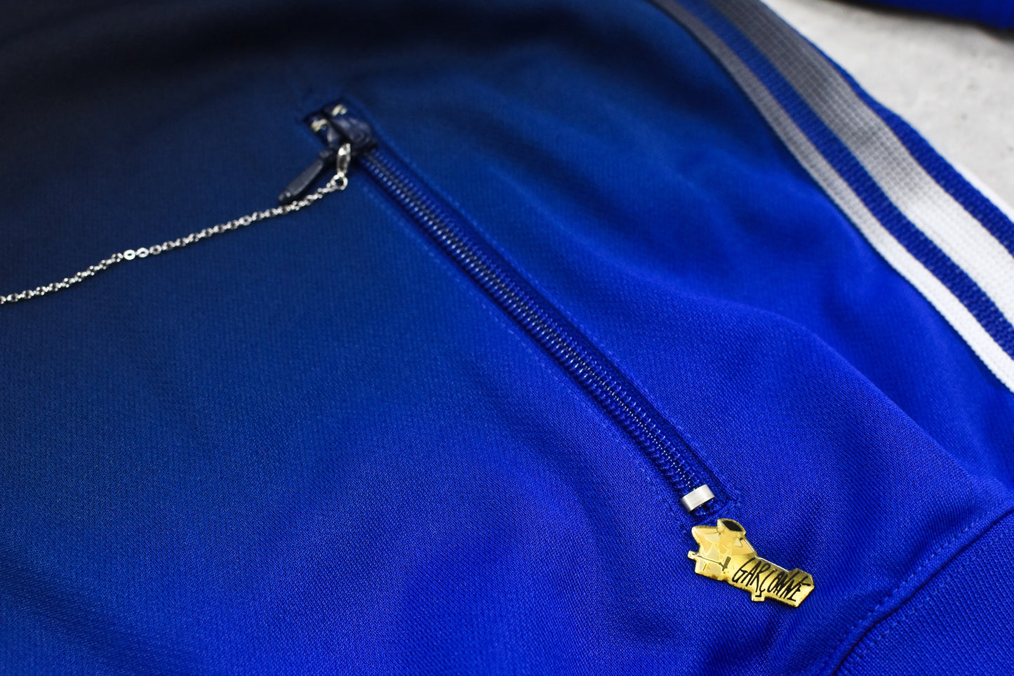 BODYSONG. / GRADIENT DYED TRACK JACKET 03 - BLUE