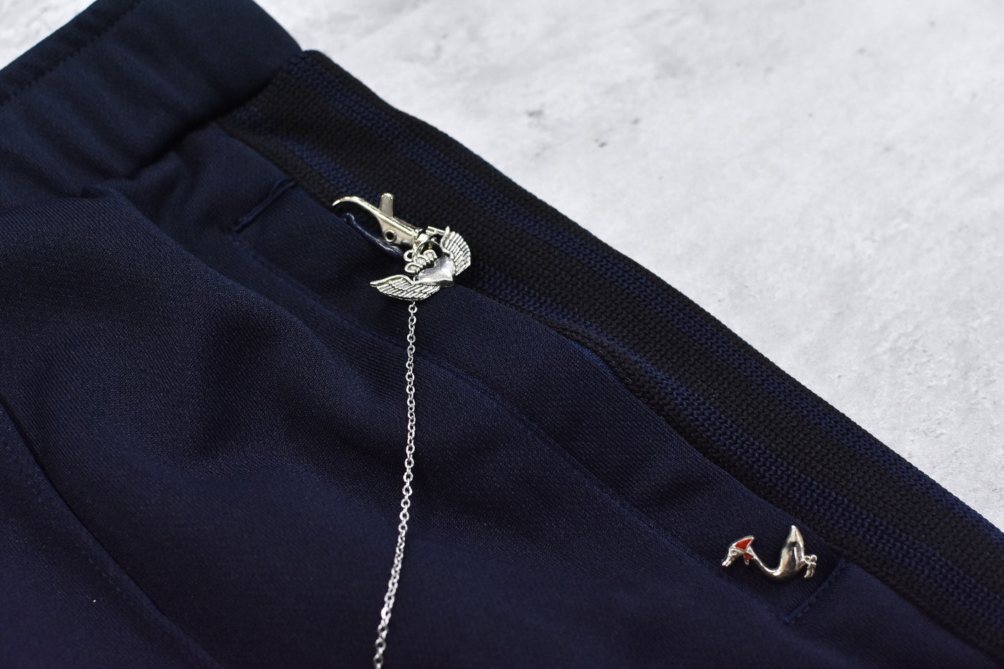 BODYSONG. / GRADIENT DYED TRACK TROUSERS 03 - BLUE