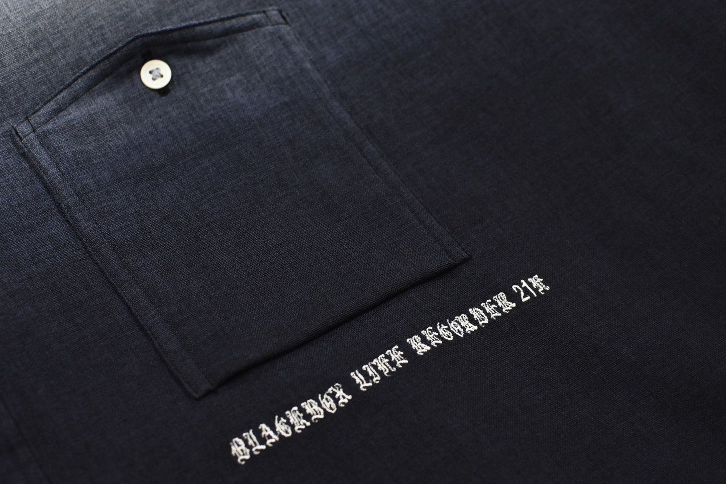 BODYSONG. / BEAUTIFUL GRADIENT DEFORMATION SHIRT - BLUE