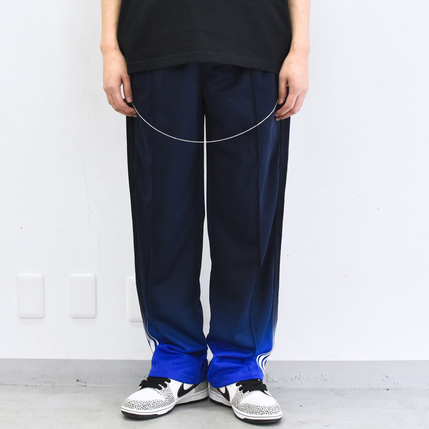 BODYSONG. / GRADIENT DYED TRACK TROUSERS 03 - BLUE