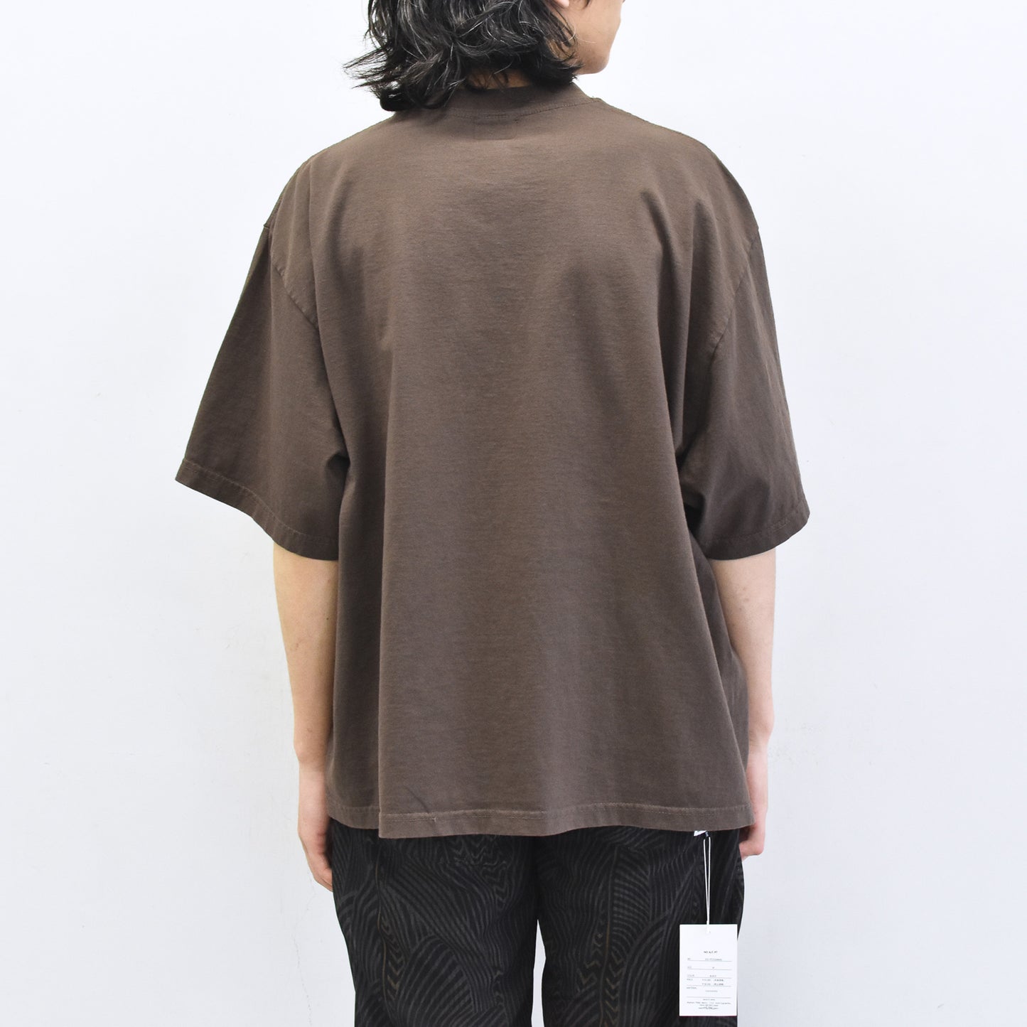 elephant TRIBAL fabrics / 凸凹Flower T - BROWN