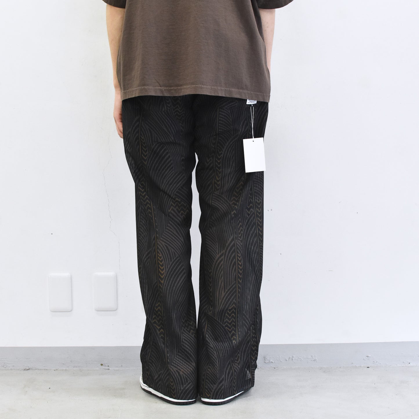 elephant TRIBAL fabrics / NO A/C PT - BLACK