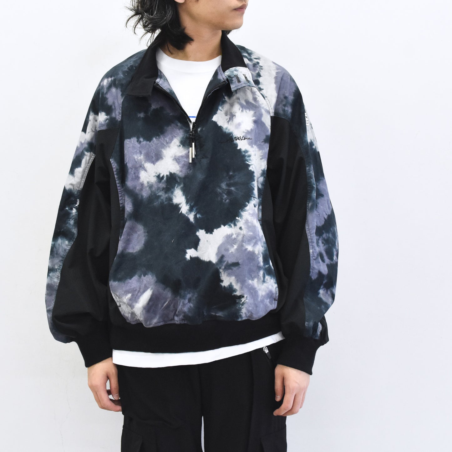 elephant TRIBAL fabrics / Tie-Dye Warming-up Blouson - PURPLE