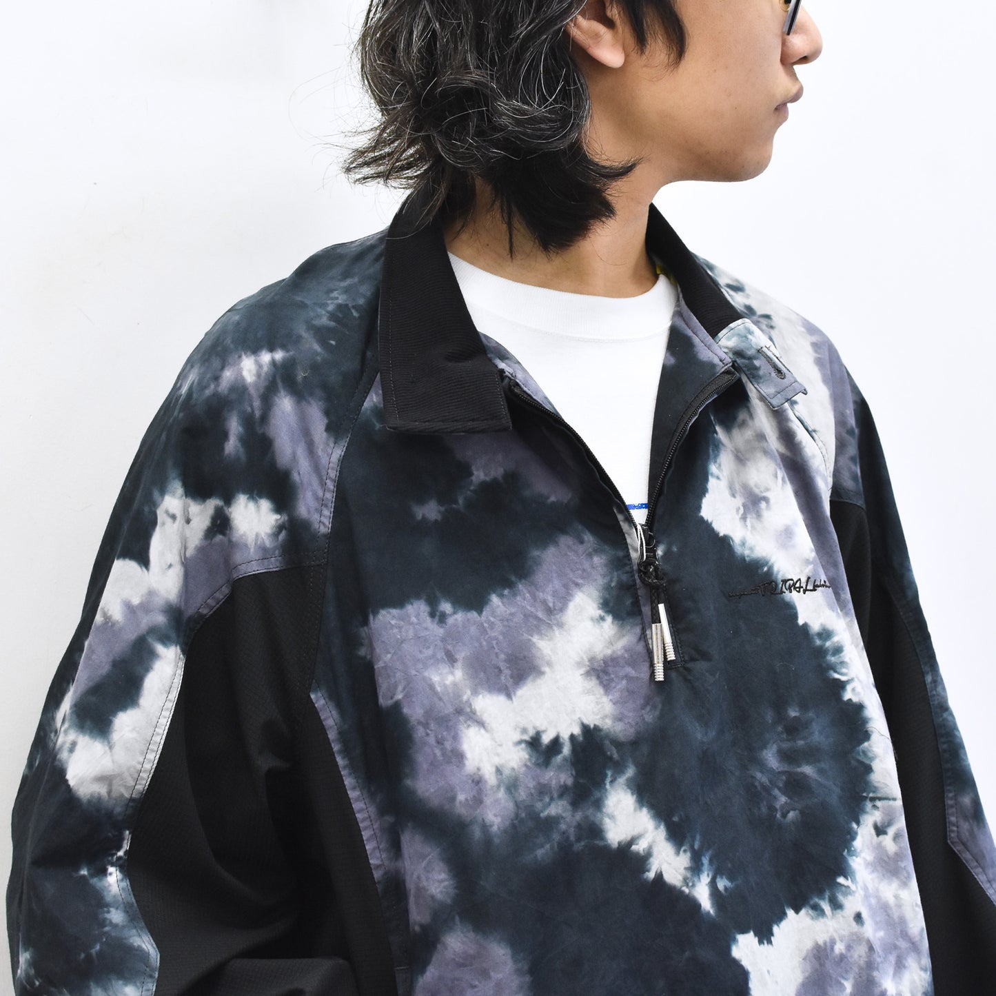 elephant TRIBAL fabrics / Tie-Dye Warming-up Blouson - PURPLE