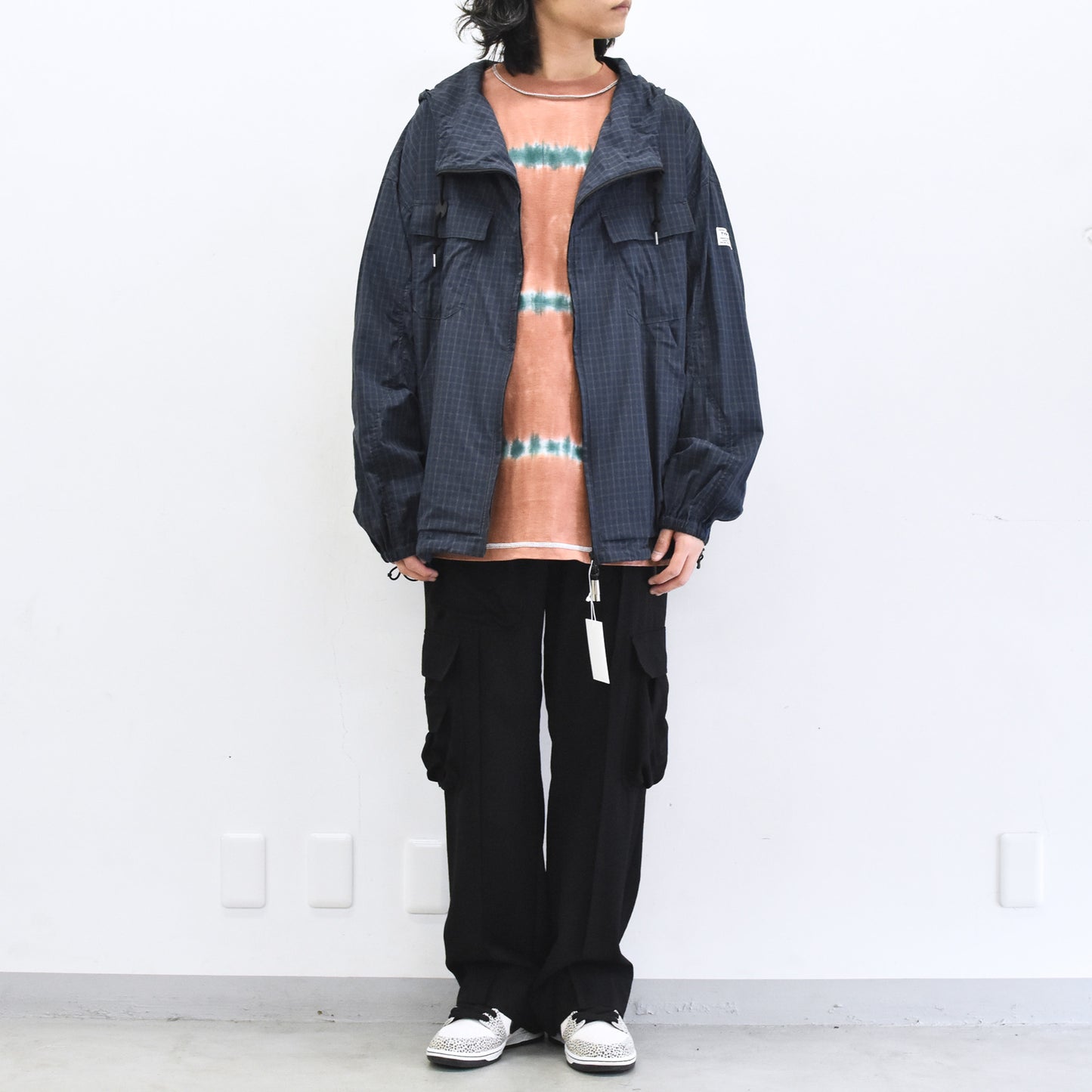 elephant TRIBAL fabrics / Everyday Life Mountain Parka - NAVY