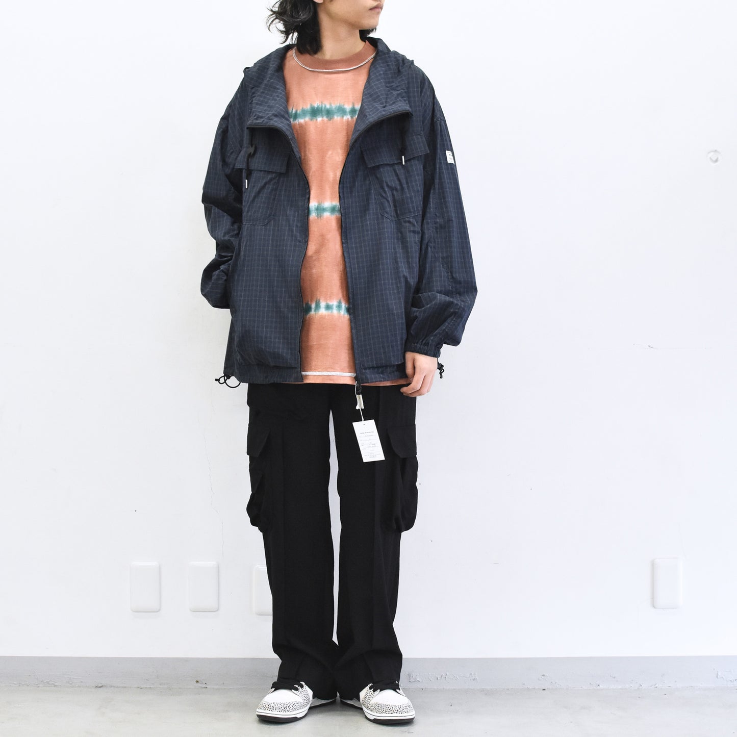 elephant TRIBAL fabrics / Everyday Life Mountain Parka - NAVY