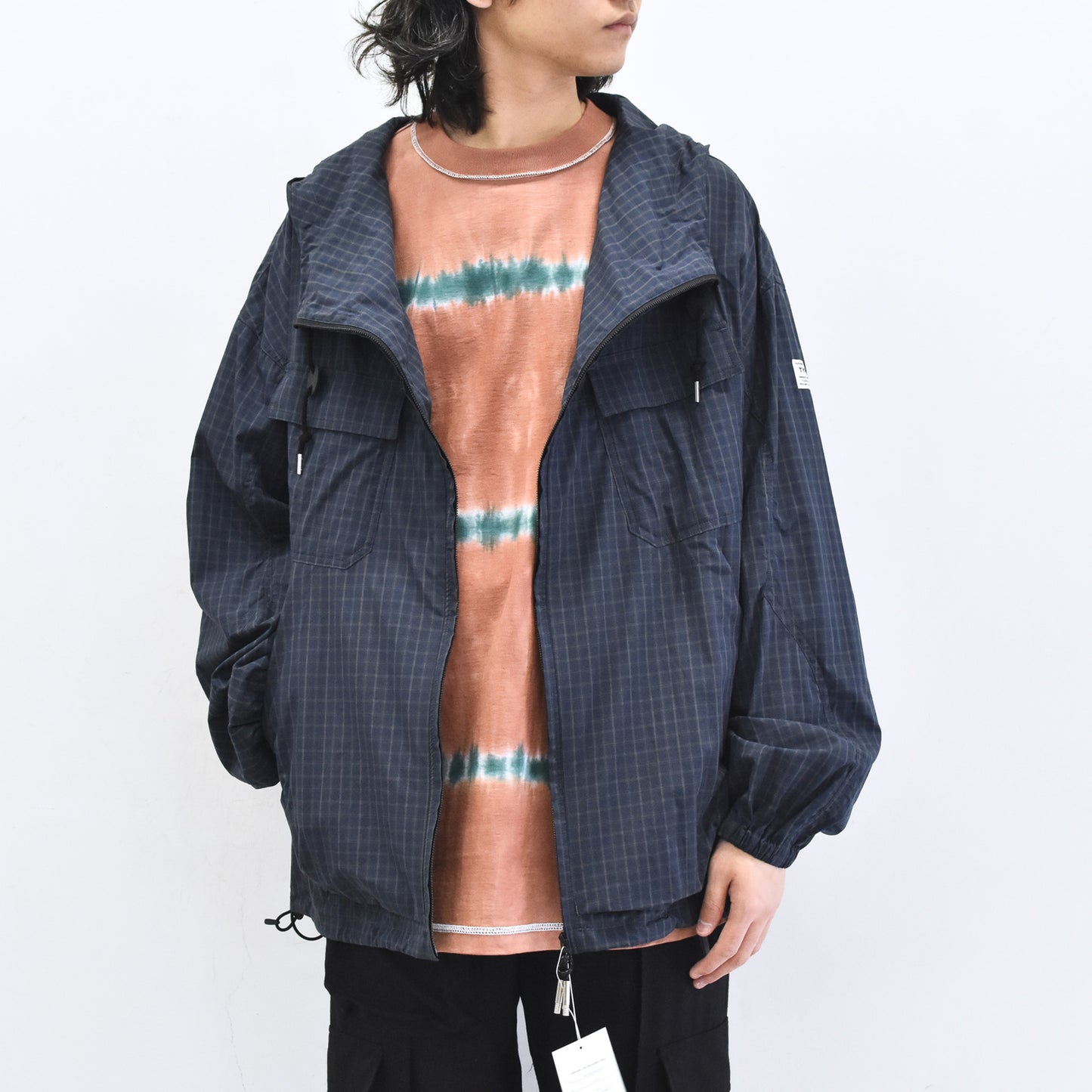 elephant TRIBAL fabrics / Everyday Life Mountain Parka - NAVY
