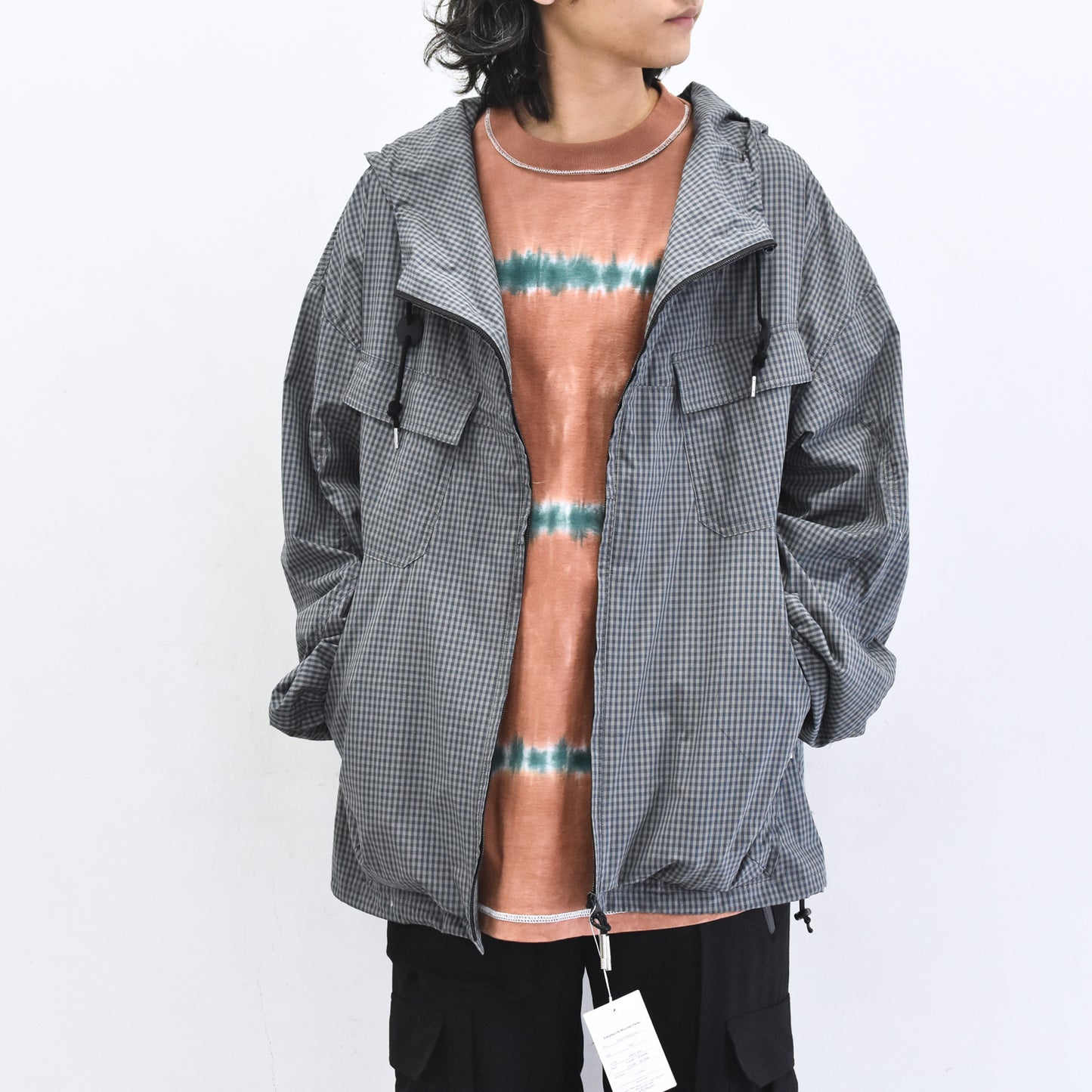 elephant TRIBAL fabrics / Everyday Life Mountain Parka - CEMENT GRAY