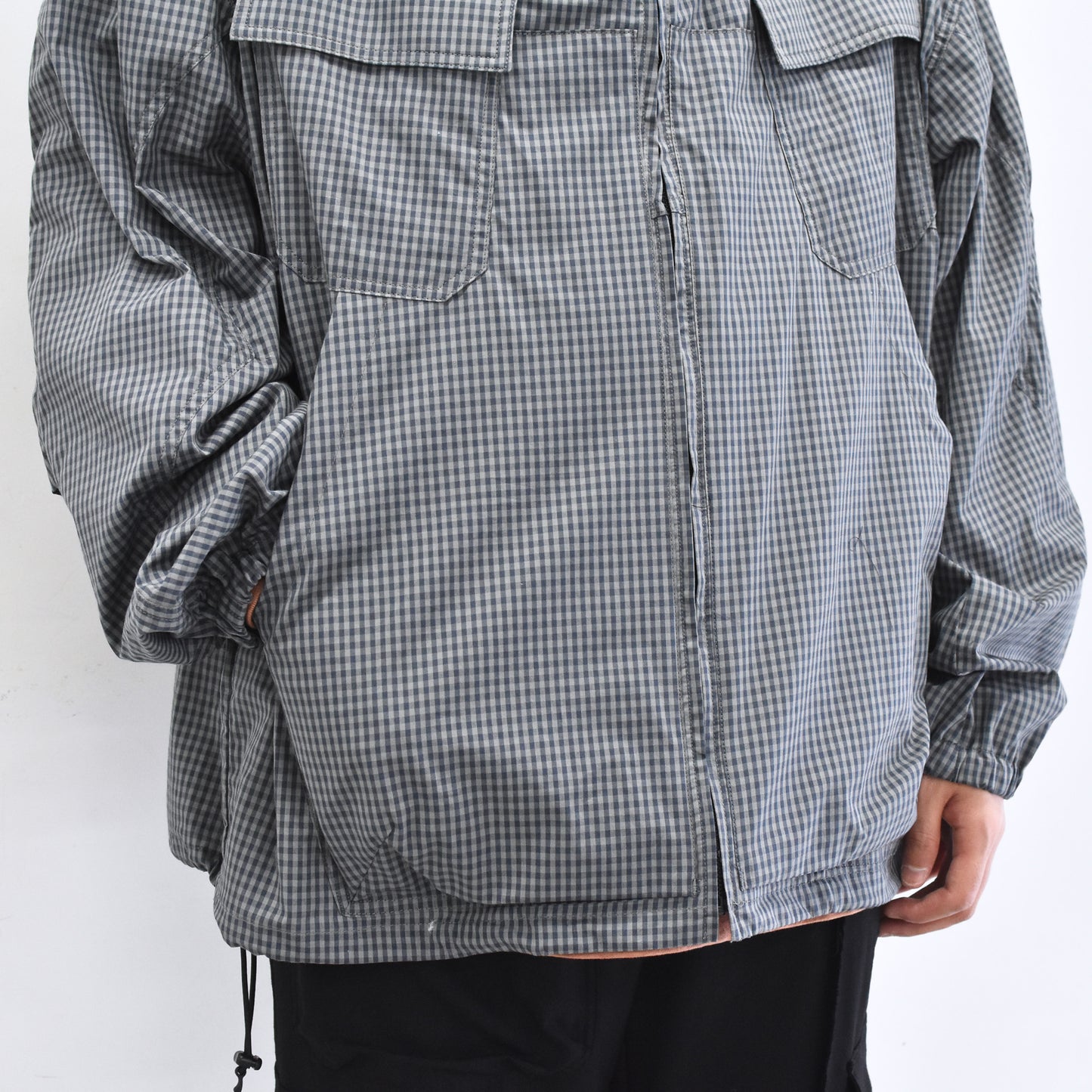 elephant TRIBAL fabrics / Everyday Life Mountain Parka - CEMENT GRAY