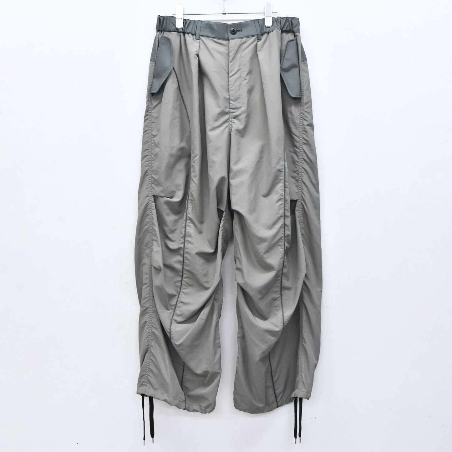 elephant TRIBAL fabrics / 3D Snow Camo Nylon Pants - ASH GRAY