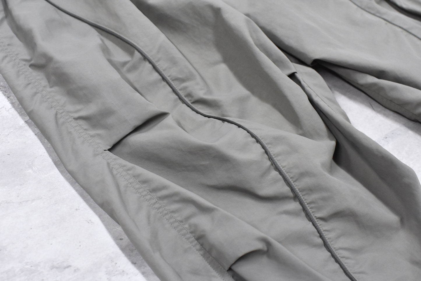 elephant TRIBAL fabrics / 3D Snow Camo Nylon Pants - ASH GRAY