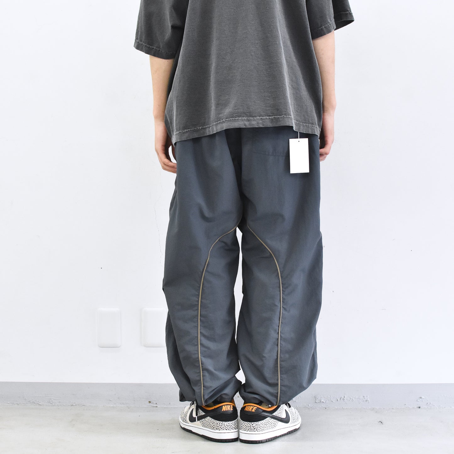 elephant TRIBAL fabrics / 3D Snow Camo Nylon Pants - CEMENT BLUE
