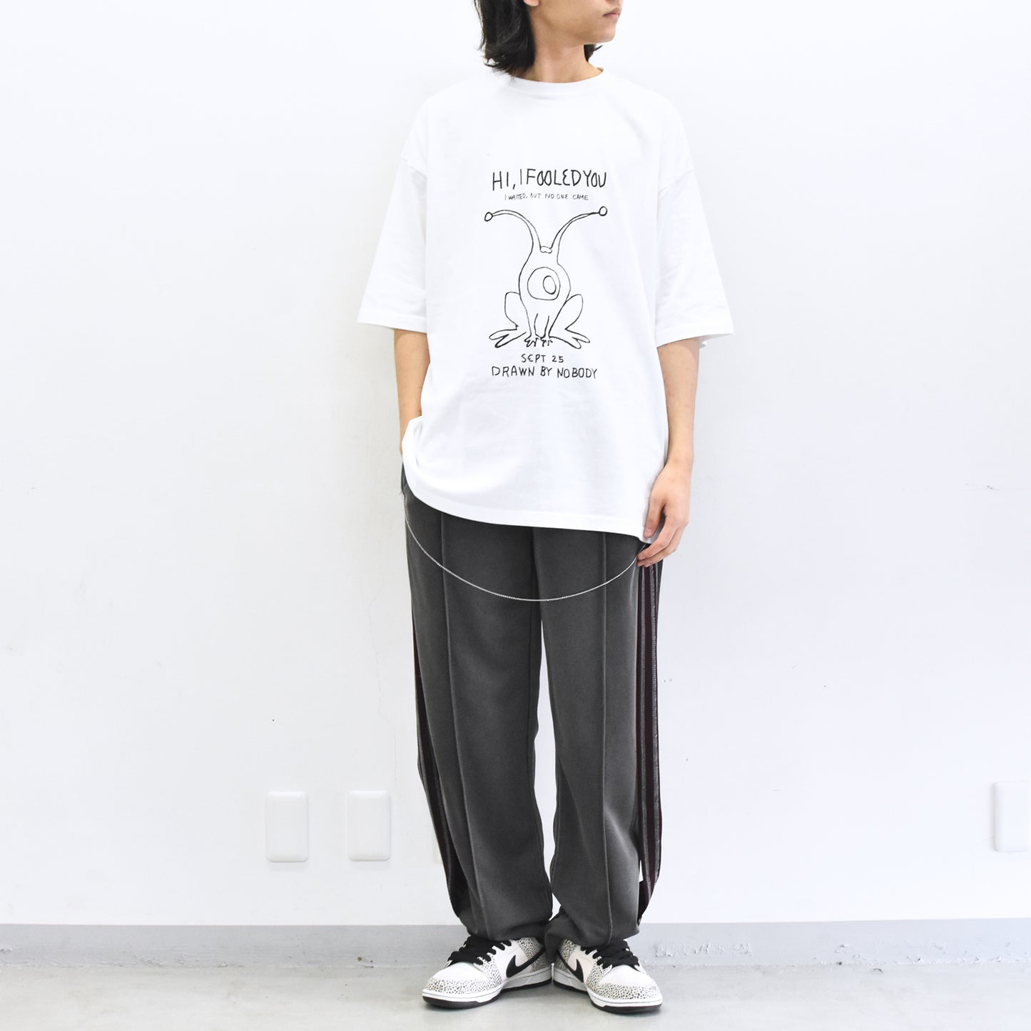 FUMEI / HI I FOOlED YOU S/S TEE - WHITE