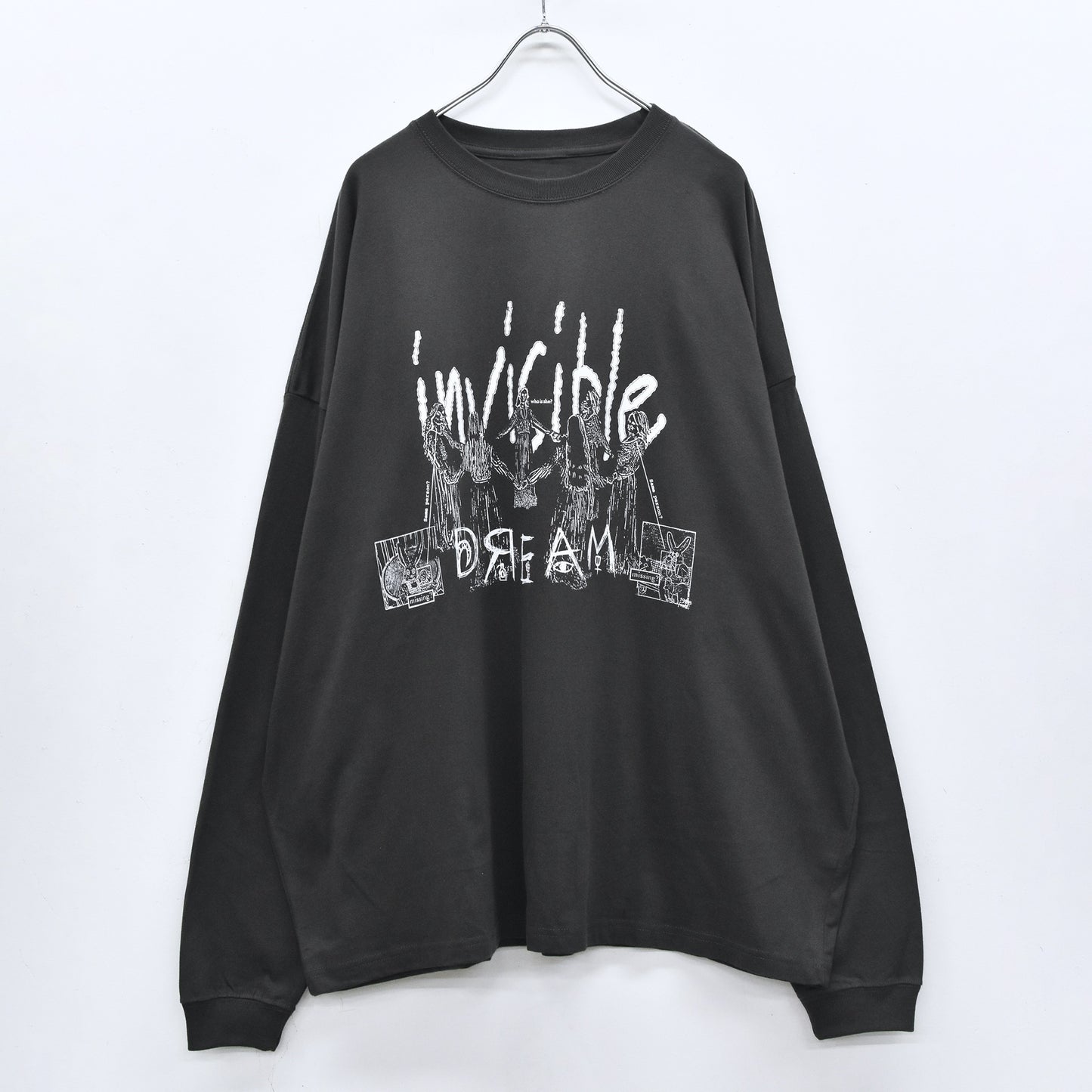 FUMEI / some person? L/S TEE - SUMI