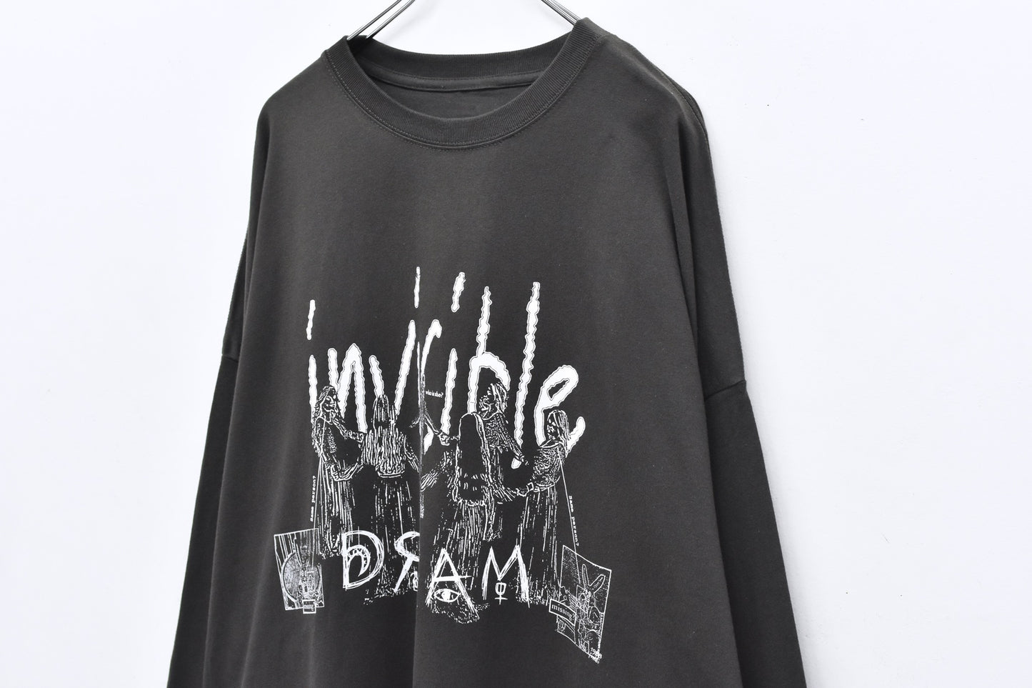FUMEI / some person? L/S TEE - SUMI