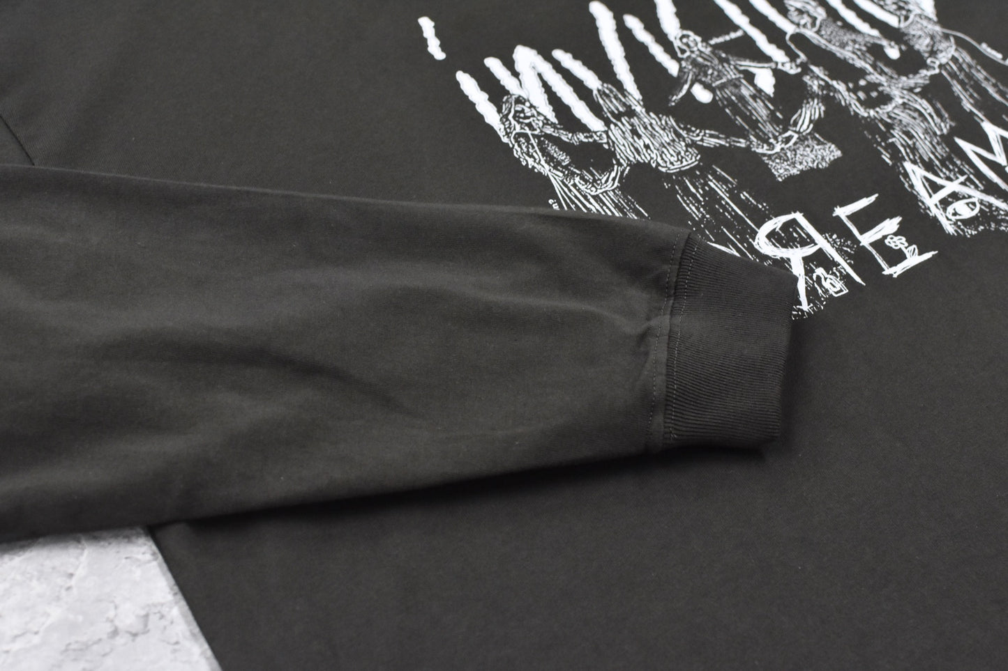 FUMEI / some person? L/S TEE - SUMI
