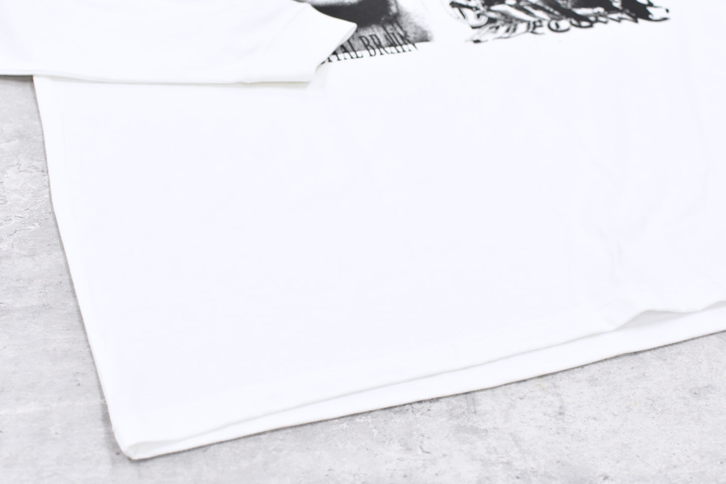 FUMEI / LO-FI&DIGITAL BRAIN 2-B L/S TEE - WHITE