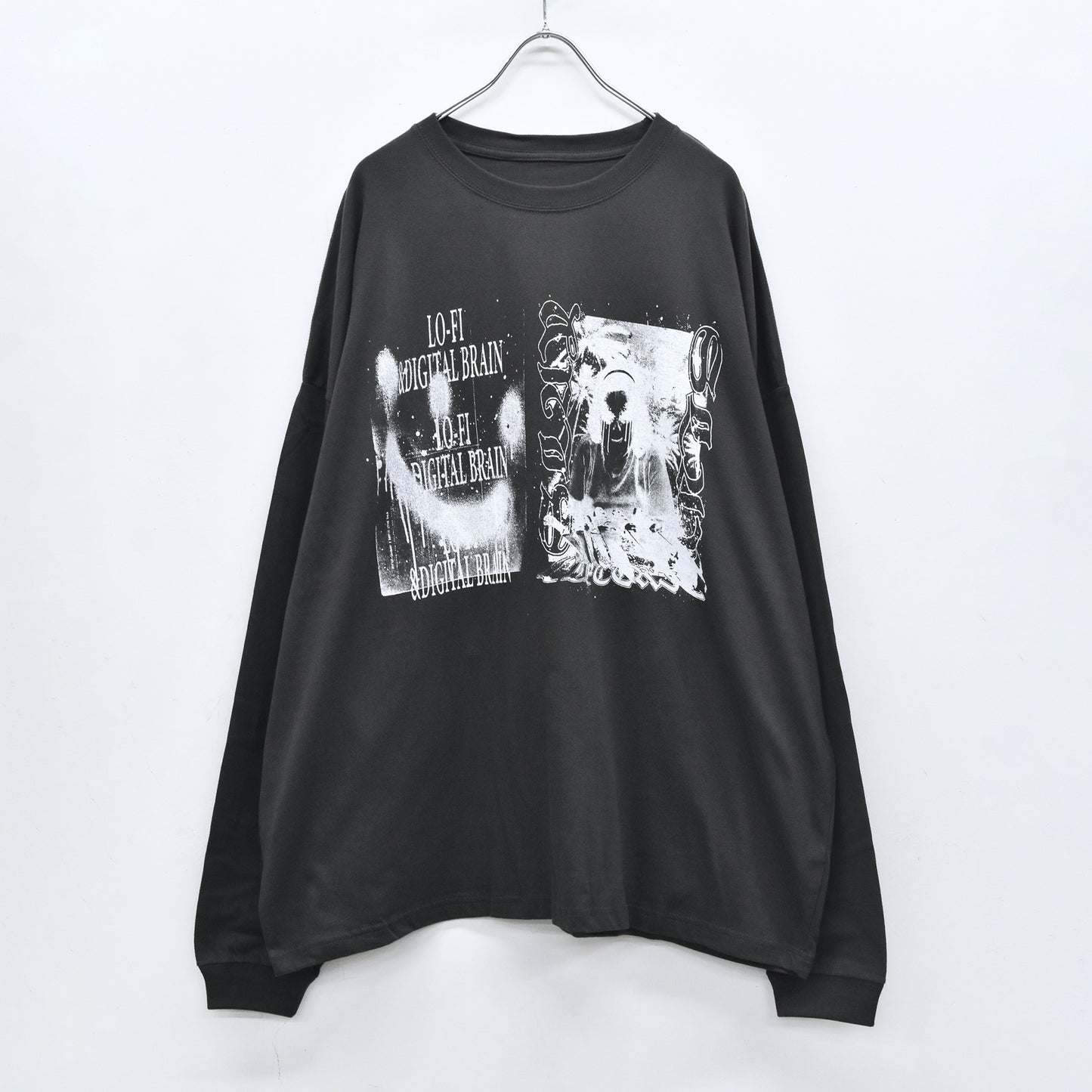 FUMEI / LO-FI&DIGITAL BRAIN 2-B L/S TEE - SUMI