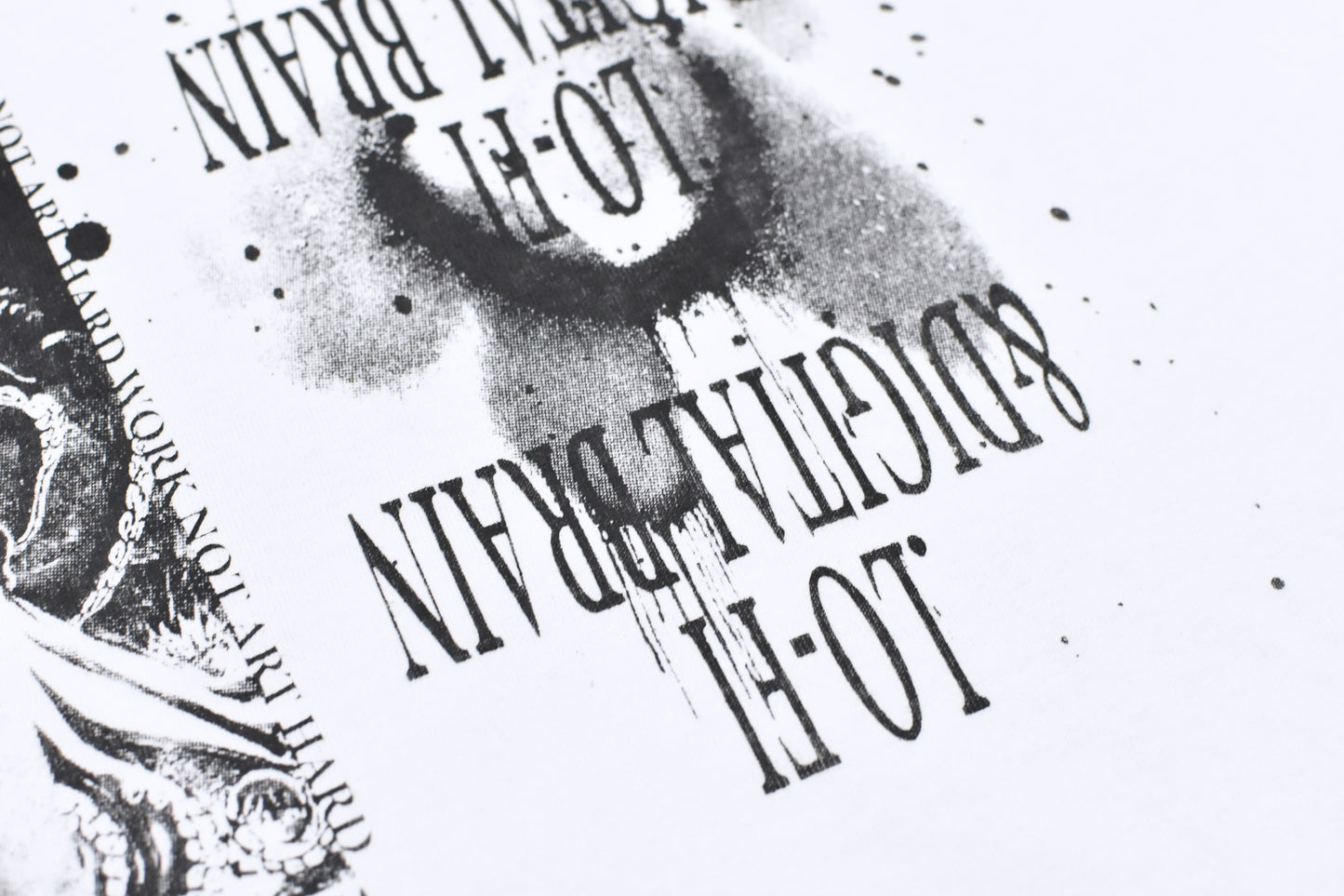 FUMEI / LO-FI&DIGITAL BRAIN 2-A L/S TEE - WHITE
