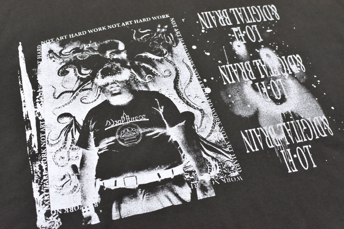 FUMEI / LO-FI&DIGITAL BRAIN 2-A L/S TEE - SUMI
