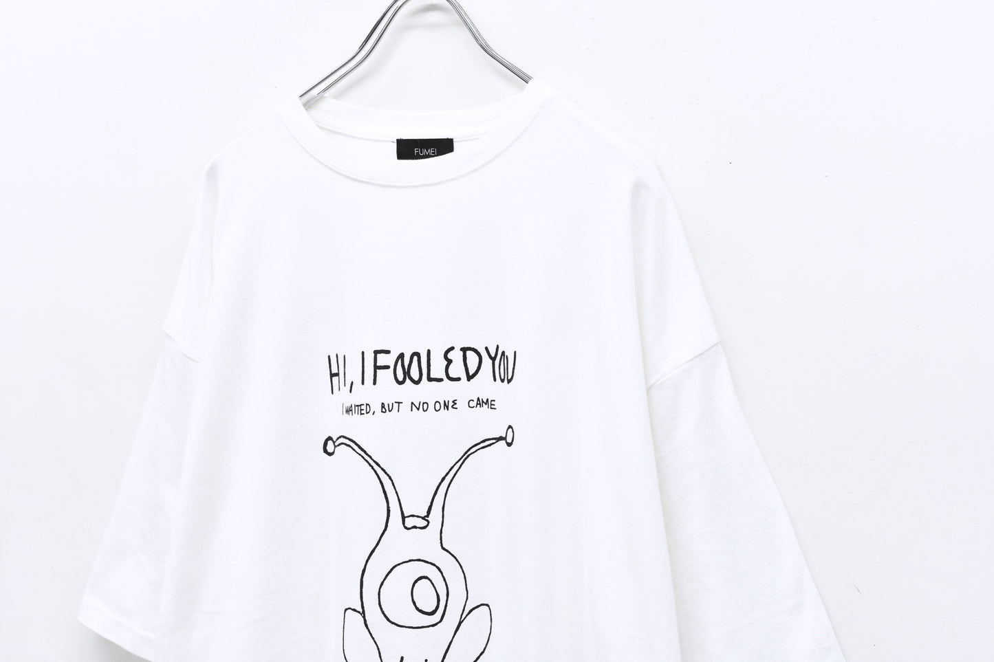 FUMEI / HI I FOOlED YOU S/S TEE - WHITE