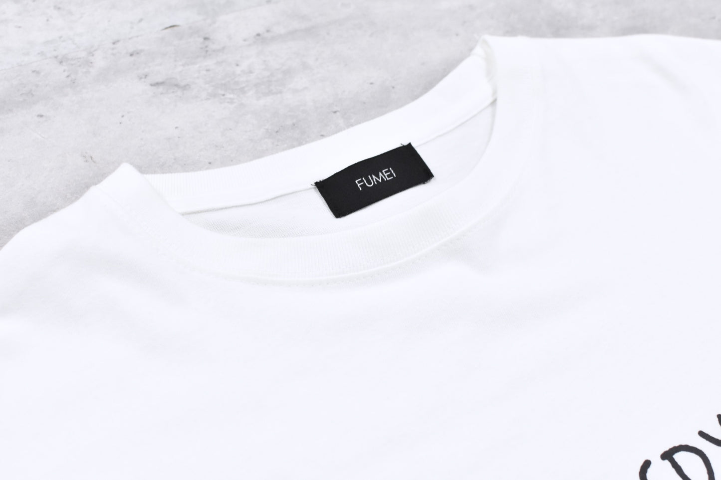 FUMEI / HI I FOOlED YOU S/S TEE - WHITE