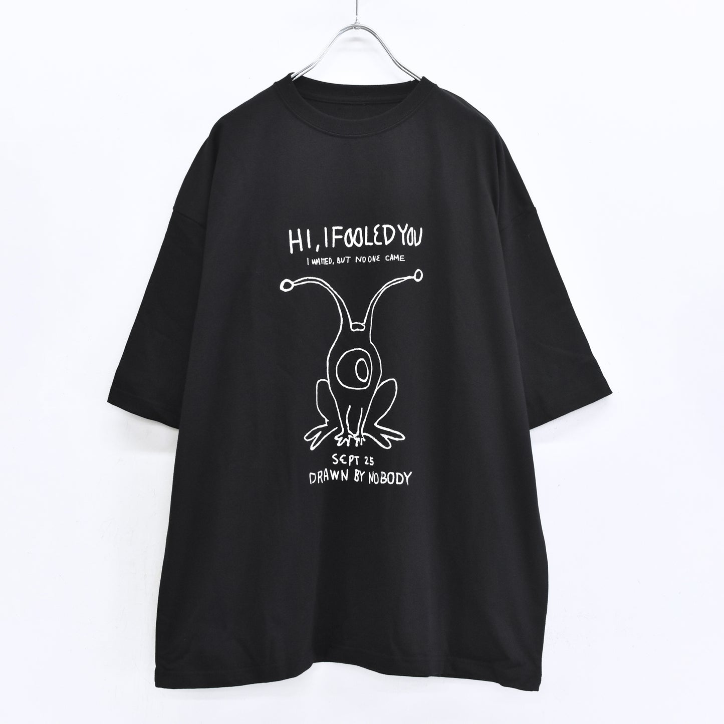 FUMEI / HI I FOOlED YOU S/S TEE - BLACK