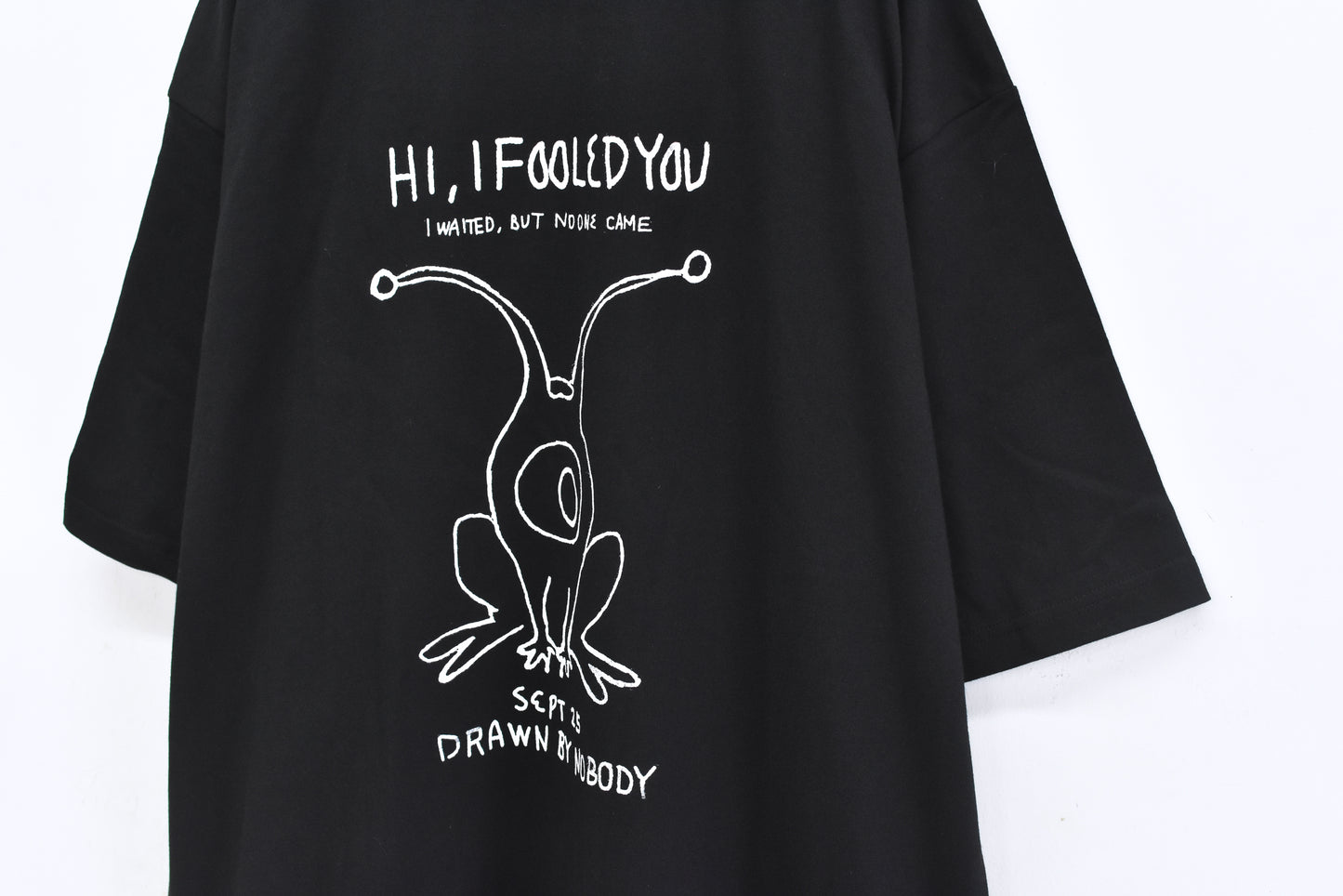 FUMEI / HI I FOOlED YOU S/S TEE - BLACK
