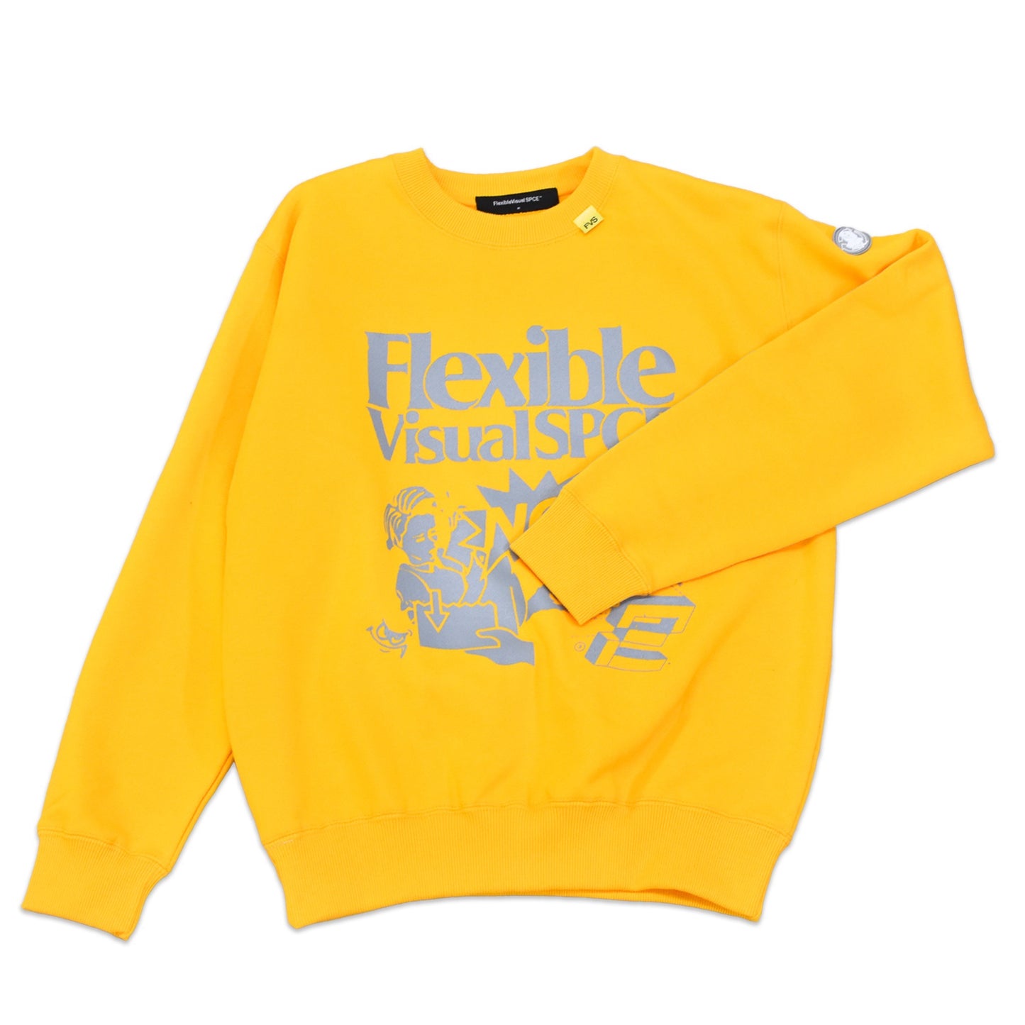 FlexibleVisual SPCE / FVS Sweatshirt - YELLOW