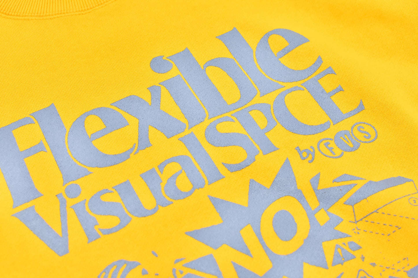 FlexibleVisual SPCE / FVS Sweatshirt - YELLOW