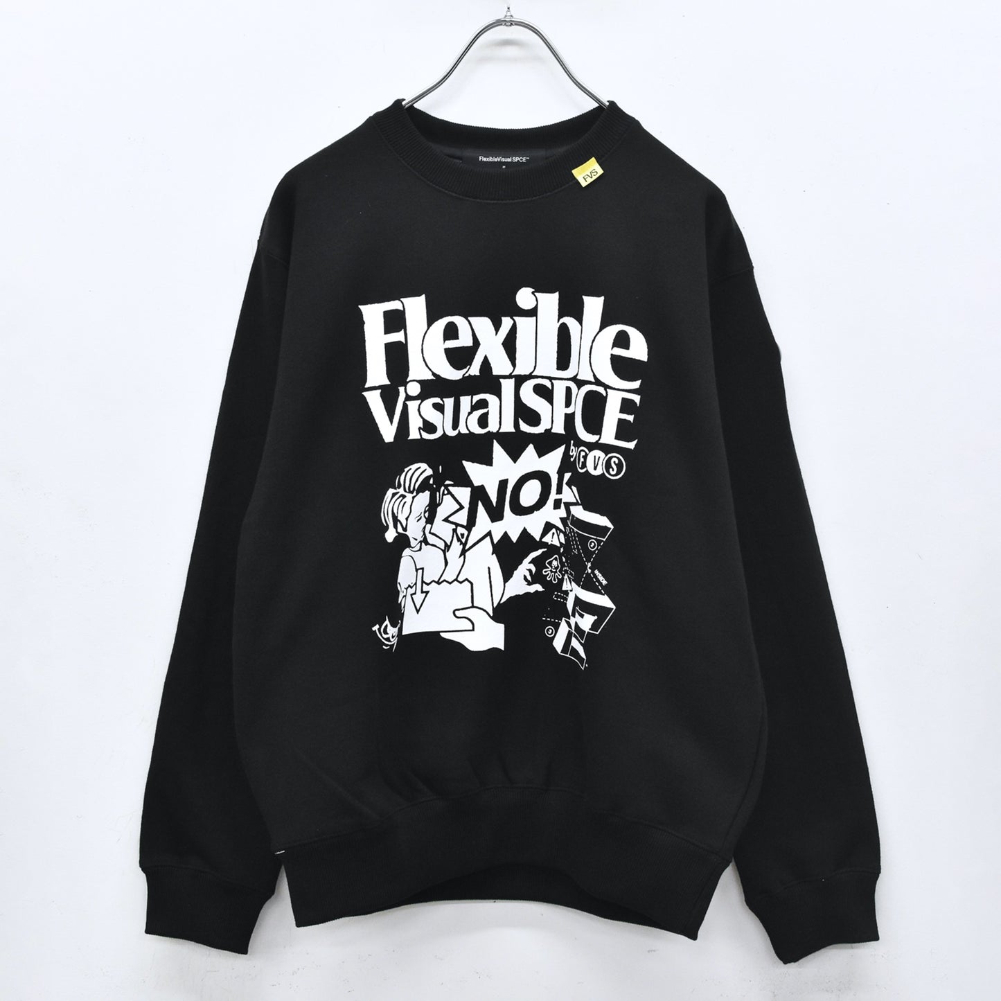 FlexibleVisual SPCE / FVS Sweatshirt - BLACK