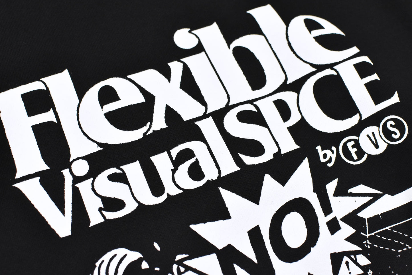 FlexibleVisual SPCE / FVS Sweatshirt - BLACK