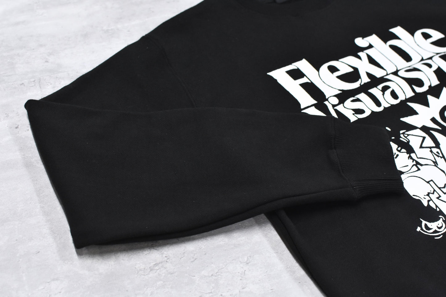 FlexibleVisual SPCE / FVS Sweatshirt - BLACK