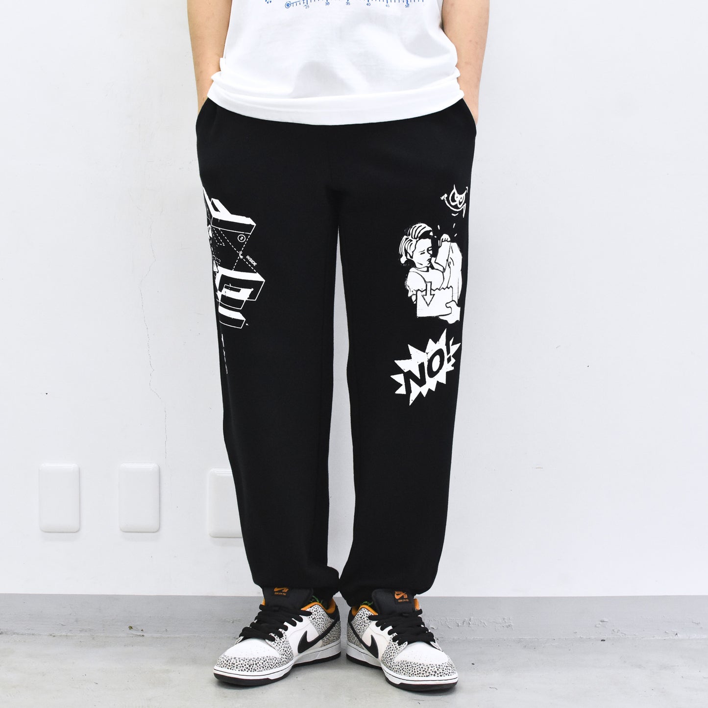 FlexibleVisual SPCE / FVS Sweatpants - BLACK
