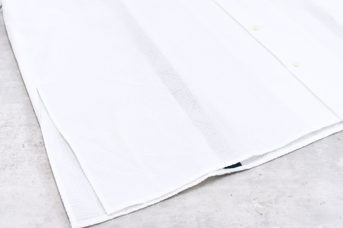 STOF / Stone Yard Floc Shirt - WHITE