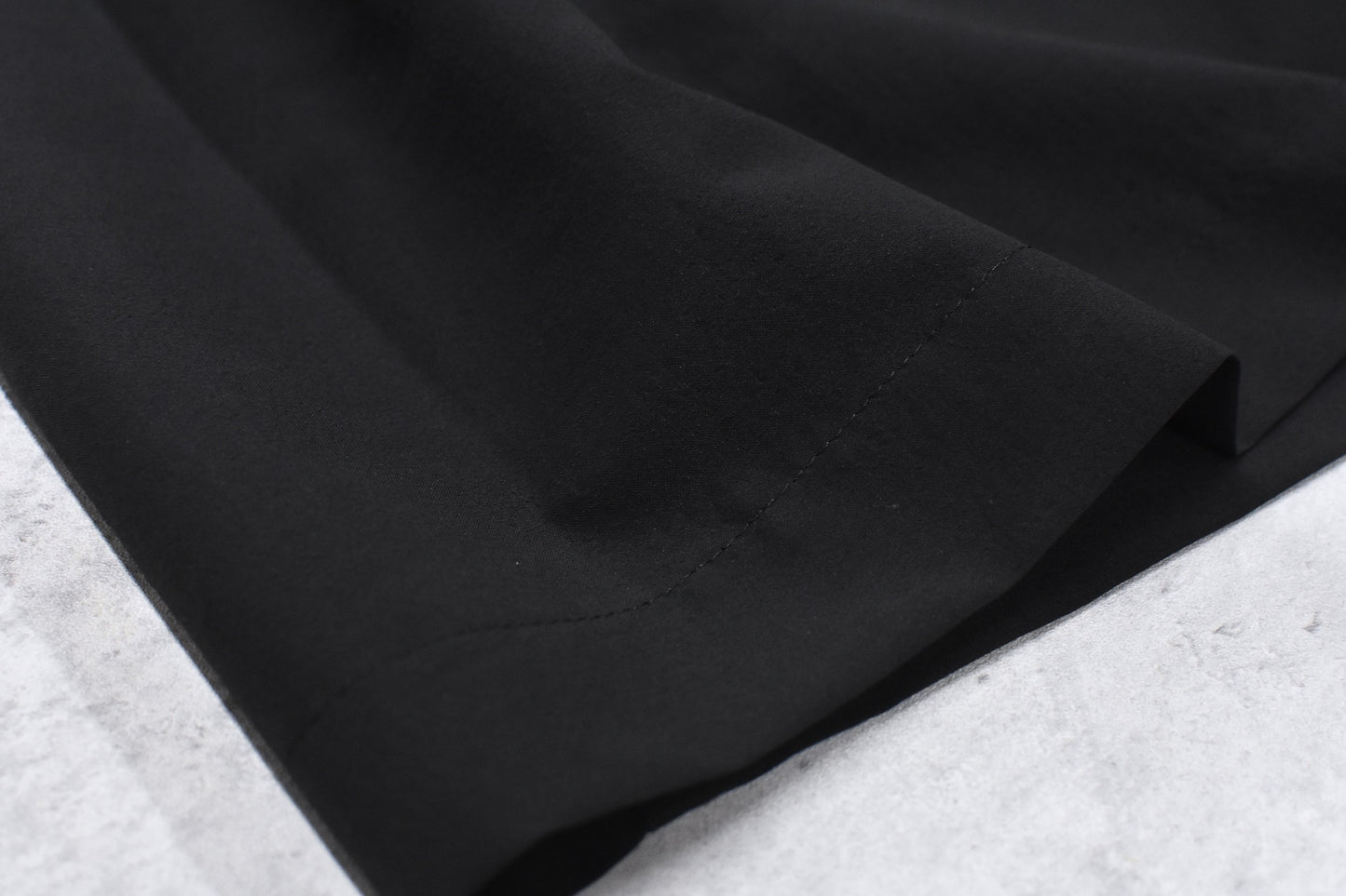 STOF / Stone Yard Floc Wide Shorts - BLACK