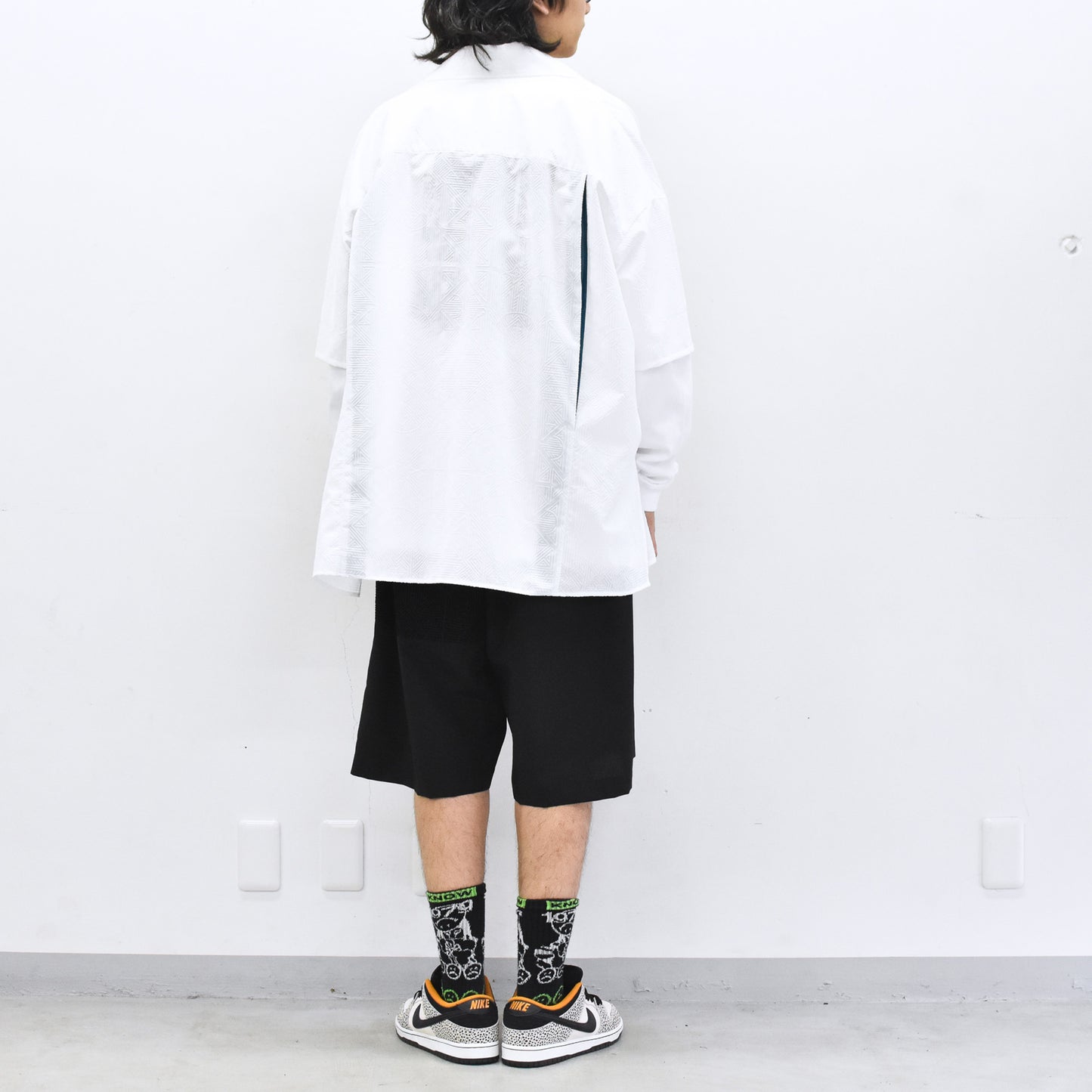 STOF / Stone Yard Floc Shirt - WHITE