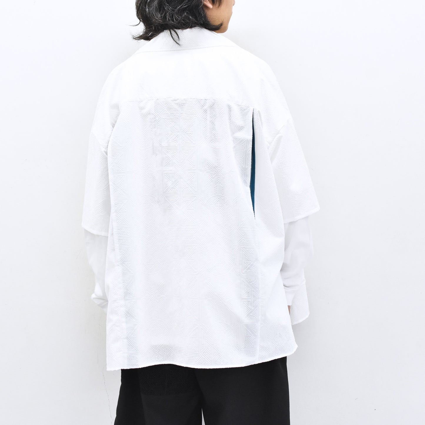 STOF / Stone Yard Floc Shirt - WHITE