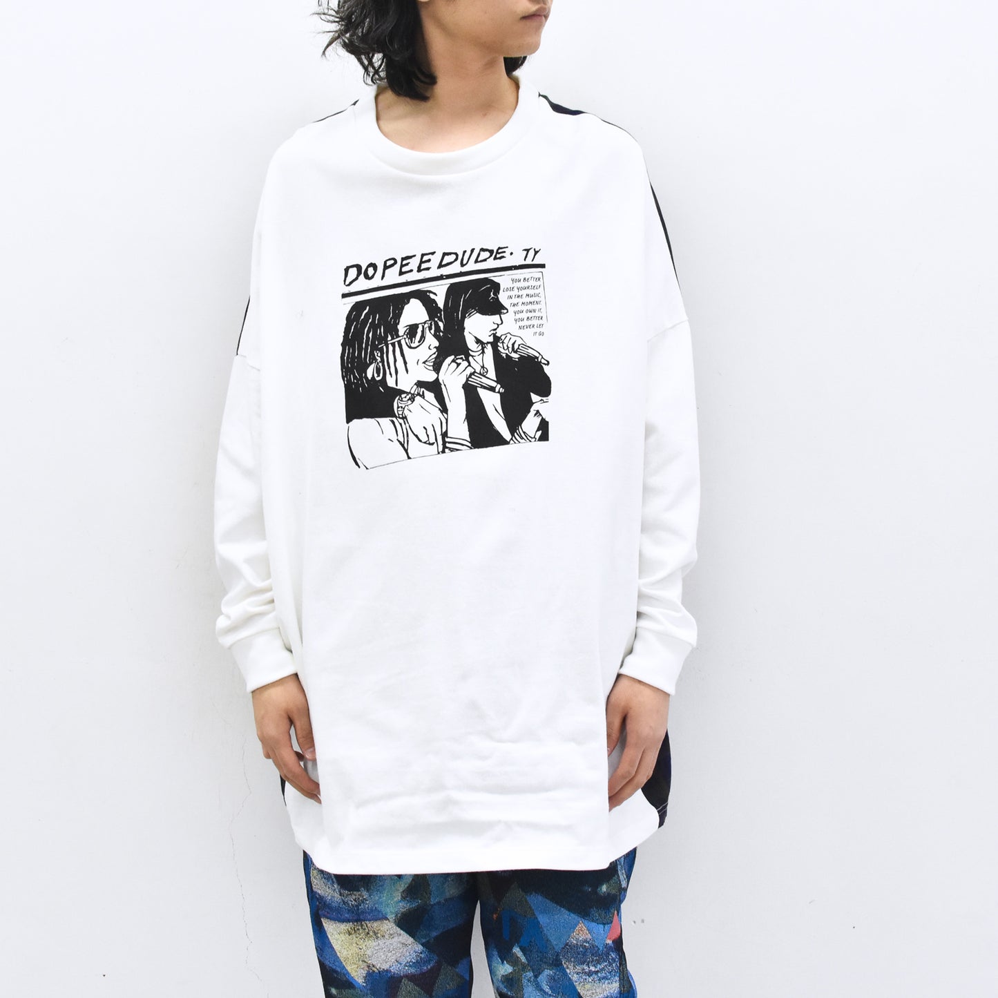 STOF / DOPEE DUDE L/S Tee - WHITE