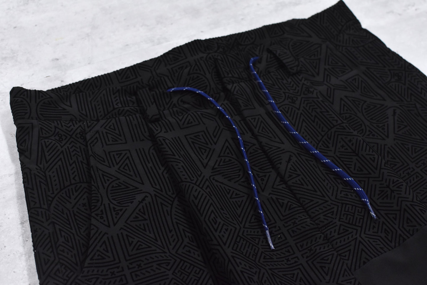STOF / Stone Yard Floc Wide Pants - BLACK
