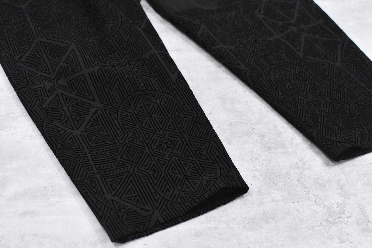 STOF / Stone Yard Floc Wide Pants - BLACK