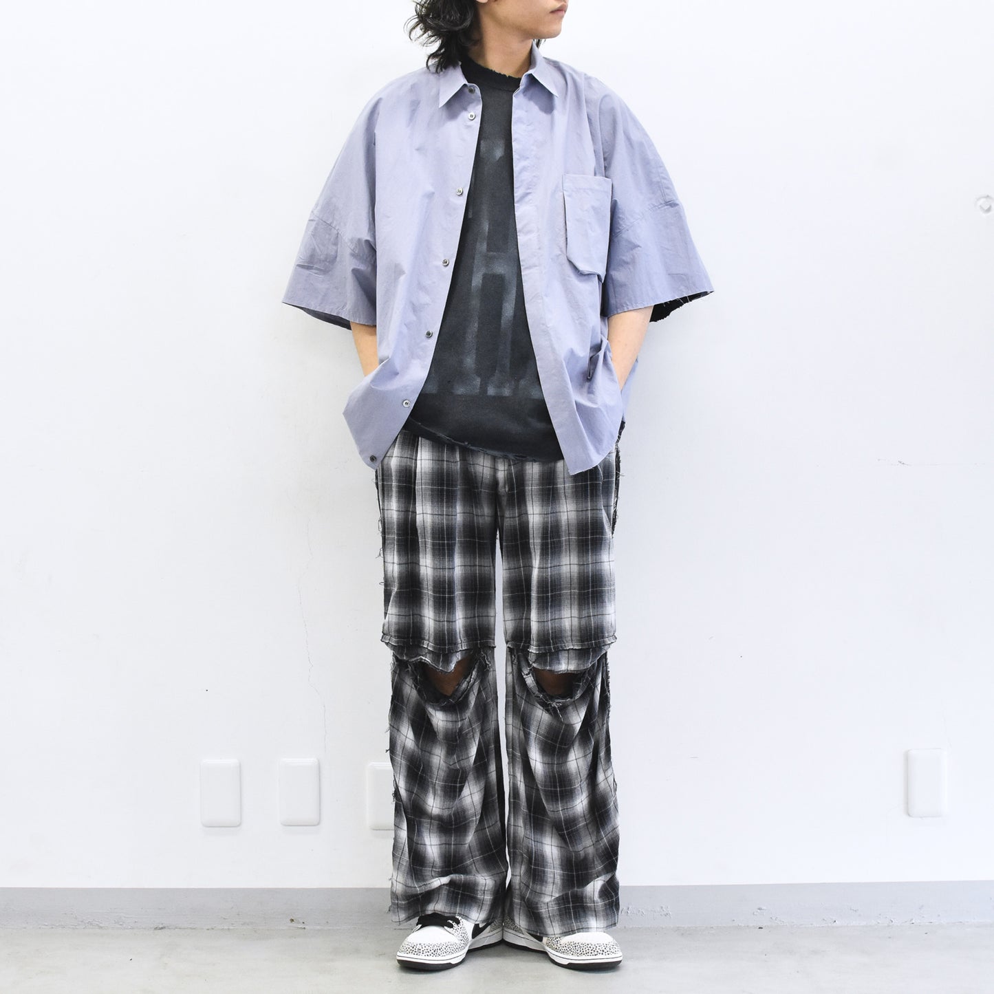 THE JEAN PIERRE / Signature 11XL SS Shirt - GREY