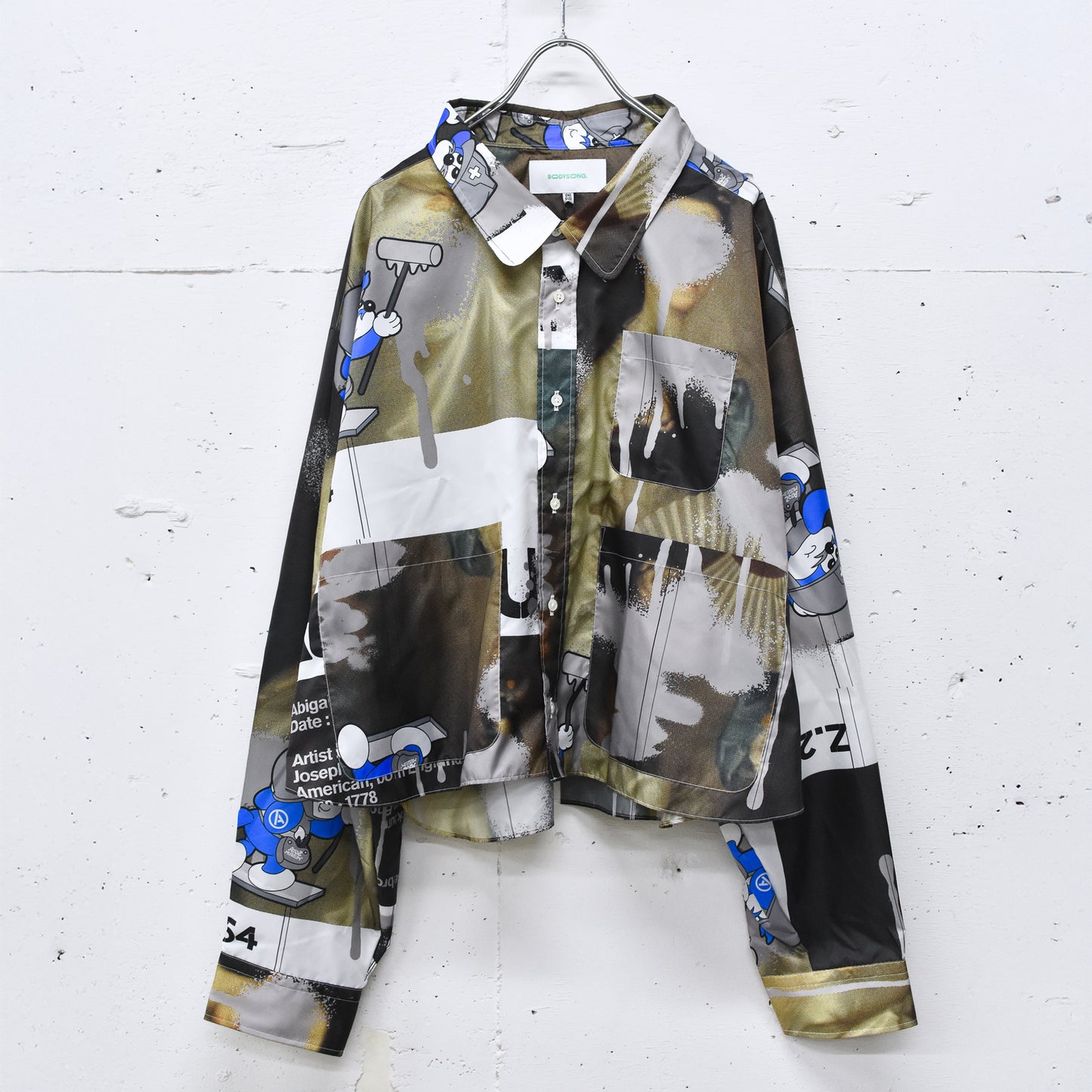 BODYSONG. / FAMOUS PAINTING SHIRTS/ATOZ - WHITE