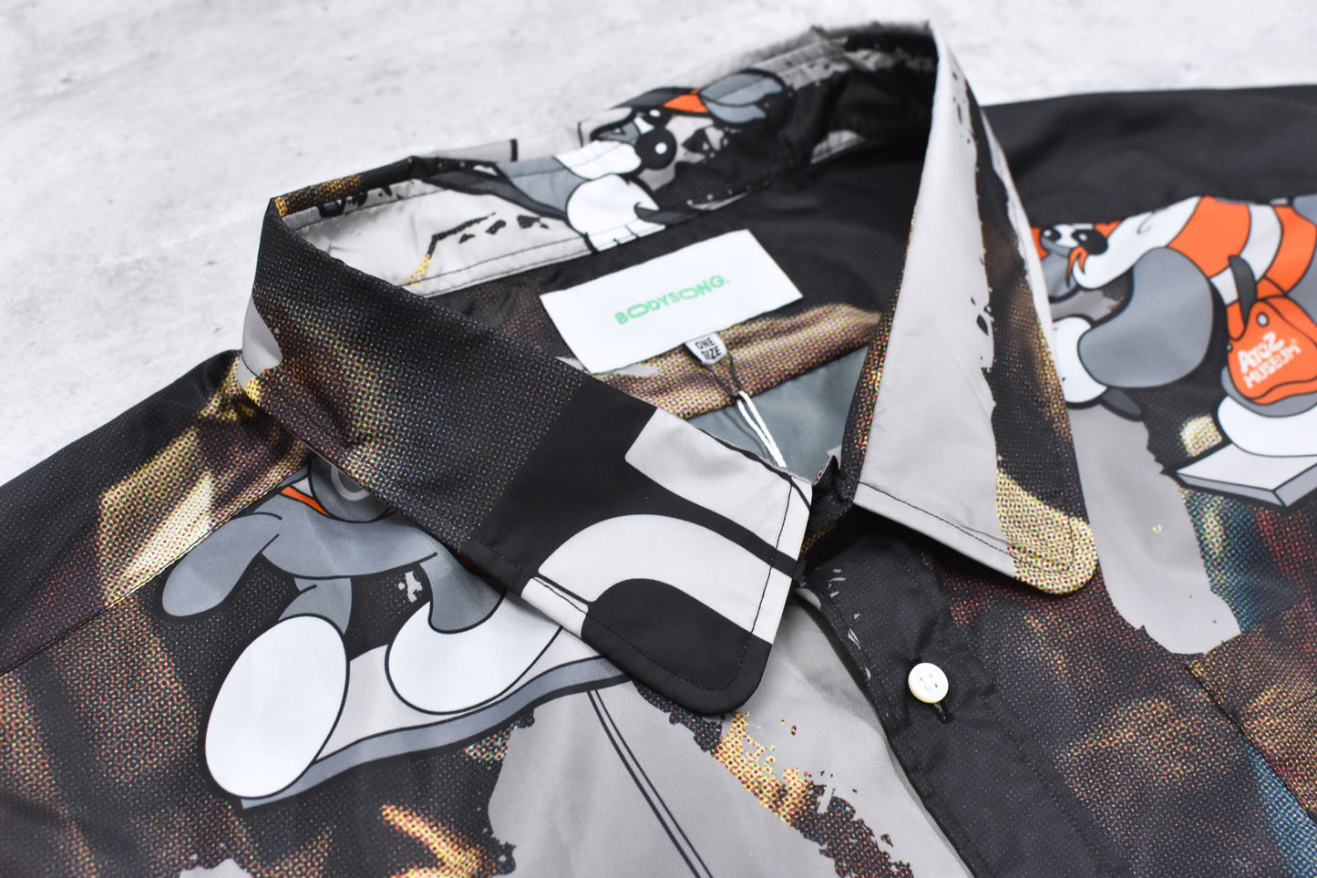 BODYSONG. / FAMOUS PAINTING SHIRTS/ATOZ - BLACK